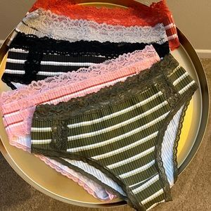 Set of 5 cotton underwear